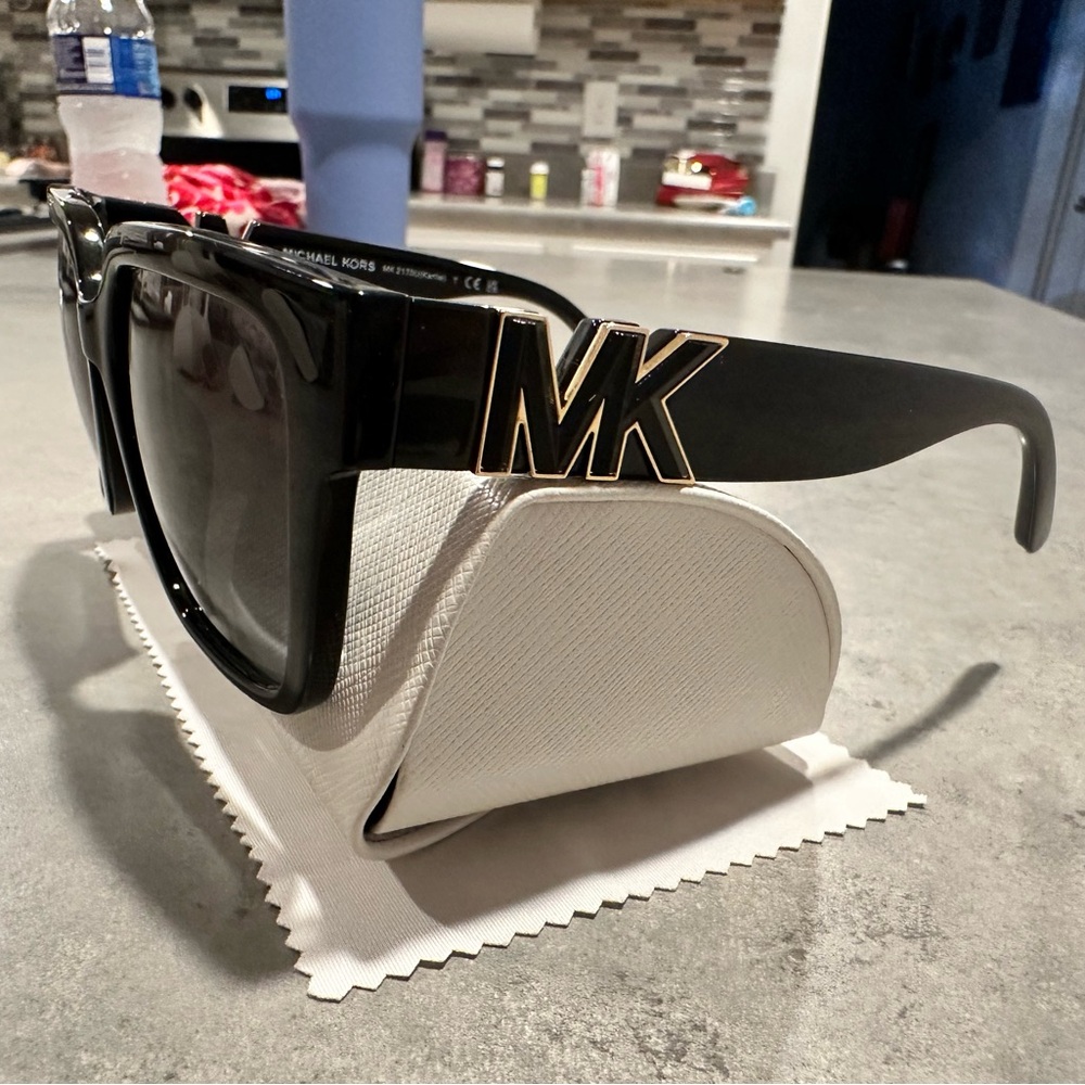 Michael Kors Black Square Sunglasses - Picture 6 of 6